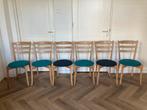 Scandinavische eettafelstoelen 6 stuks, Huis en Inrichting, Ophalen, Zo goed als nieuw