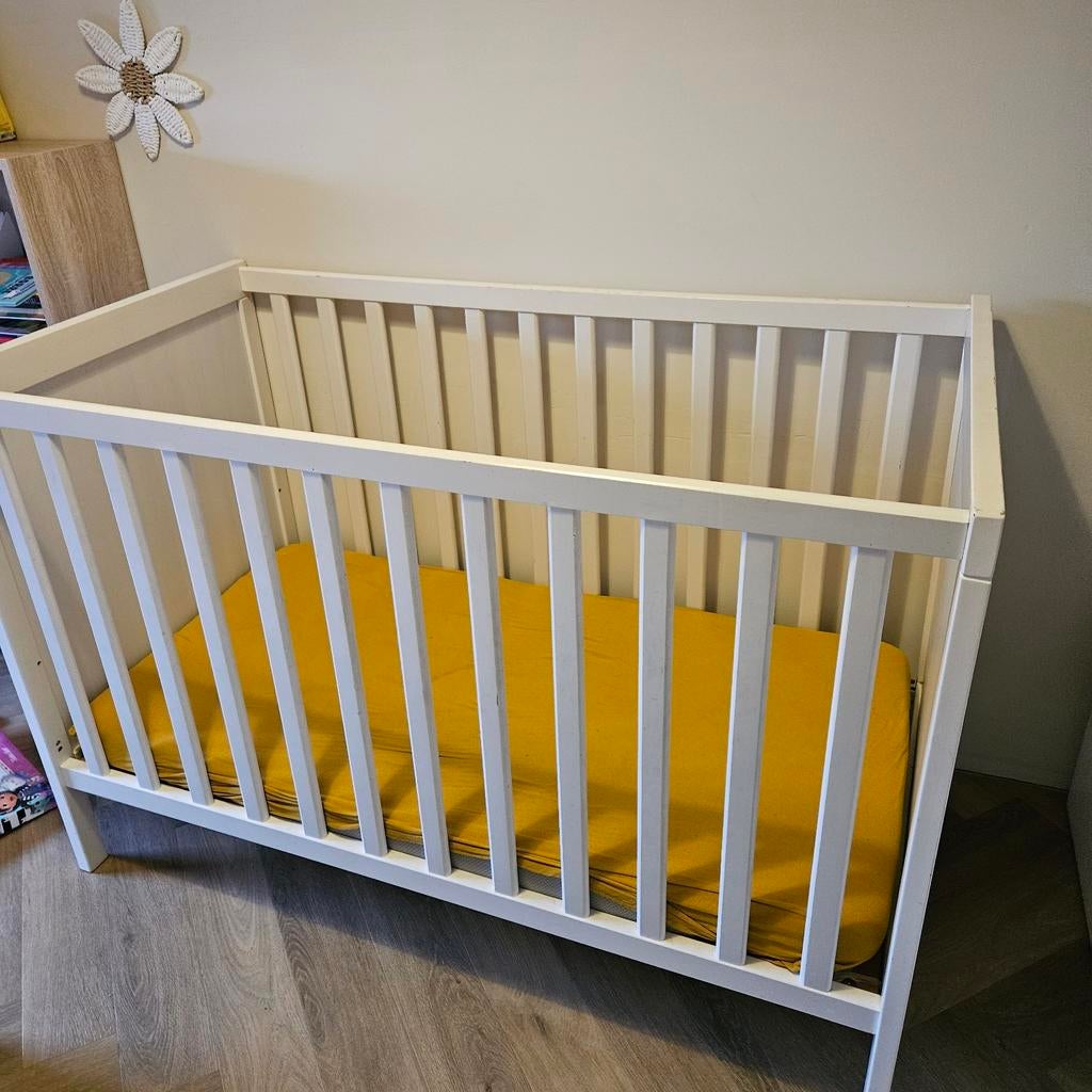 Wit ledikant, Kinderen en Baby's, Babywiegjes en Ledikanten, Ophalen, Gebruikt, Ledikant
