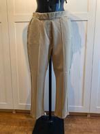 Silvercreek Floris broek stretch met plooi L | 40 beige, Silver Creek, Verzenden, Beige, Maat 42/44 (L)