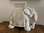 XXL vintage olifant keramiek bijzet- plantentafel jaren 70, Antiek en Kunst, Ophalen