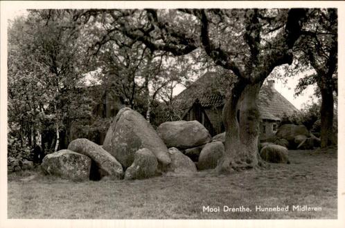 Drenthe . hunnebed, Verzamelen, Ansichtkaarten | Nederland, Ongelopen, Drenthe, Voor 1920, Verzenden