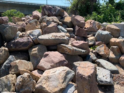 Oeverkeien vijverstenen rotskeien stapelstenen natuursteen, Tuin en Terras, Grind, Keien en Split, Nieuw, Overige materialen, Ophalen of Verzenden