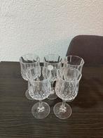 Set van 5 Kristallen Glazen, Glas of Glazen, Ophalen of Verzenden, Overige stijlen, Glas