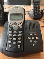 Huis telefoonset met antwoordapparaat en 3 handsets, Telecommunicatie, Gebruikt, Ophalen of Verzenden, 3 handsets
