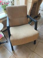 Te koop aangeboden: twee fauteuils, Huis en Inrichting, Ophalen, Hout, Gebruikt, 75 tot 100 cm