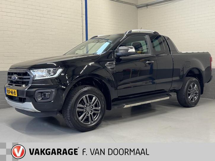 Ford Ranger 2.0 EcoBlue Wildtrak Supercab Automaat 213pk, Auto's, Ford, Bedrijf, Te koop, Ranger, 4x4, ABS, Achteruitrijcamera