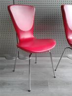 Set van 2x Variér (Stokke) Invite (Rood Leder), Als Nieuw!, Huis en Inrichting, Stoelen, Twee, Ophalen of Verzenden, Zo goed als nieuw