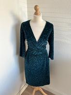 King Louie maat XL tulip cross velvet panter jurk 2702