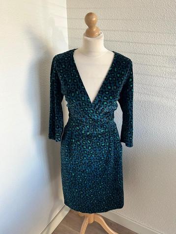 King Louie maat XL tulip cross velvet panter jurk 2702 beschikbaar voor biedingen