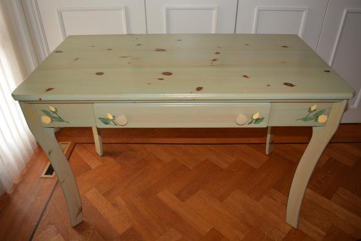 Prachtig rustiek bureau met stoel, Huis en Inrichting, Bureaus, Gebruikt, Bureau, Ophalen