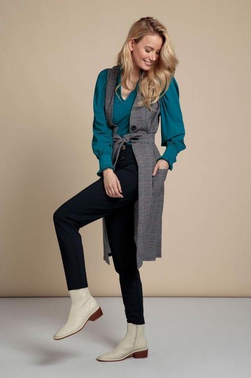Studio Anneloes  Nova Bonded Trousers XS, Kleding | Dames, Broeken en Pantalons, Zo goed als nieuw, Maat 34 (XS) of kleiner, Blauw