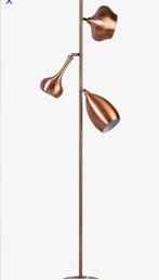 Stijlvolle ETH vloerlamp roodkoper met 3 kappen, Huis en Inrichting, Lampen | Vloerlampen, Ophalen, Zo goed als nieuw, 150 tot 200 cm