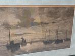 Antieke Zeegravure - Naar H.W. Mesdag - Uitgever Buffa & Zoo, Ophalen