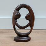 houten beeldje Afrika 2 dansende figuren, Antiek en Kunst, Ophalen of Verzenden