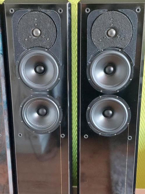 ‼️Synthese 1 Dynaudio T-330D Esotar. Highend!, Audio, Tv en Foto, Luidsprekers, Gebruikt, Front, Rear of Stereo speakers, 120 watt of meer