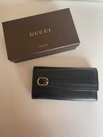 Gucci portemonnee zwart leer, Sieraden, Tassen en Uiterlijk, Portemonnees, Ophalen of Verzenden