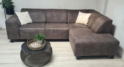 ‼️ grijze gereinigde hoekbank ‼️, Huis en Inrichting, Banken | Bankstellen, Gebruikt, Vierpersoons of meer, 150 cm of meer, Ophalen