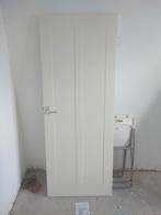 Massief houten deur 77,5 bij 201 cm, Doe-het-zelf en Verbouw, Ophalen, Gebruikt, Minder dan 80 cm, Binnendeur