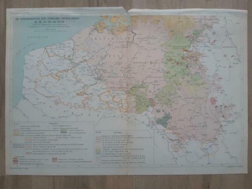 B131 / Plattegrond Zuidergrenzen Zuid Nederland Litho 1914, Antiek en Kunst, Kunst | Litho's en Zeefdrukken, Ophalen of Verzenden