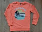 Neon oranje trui zgan maat 128, Kinderen en Baby's, Kinderkleding | Maat 128, Ophalen of Verzenden, Zo goed als nieuw, Jongen of Meisje
