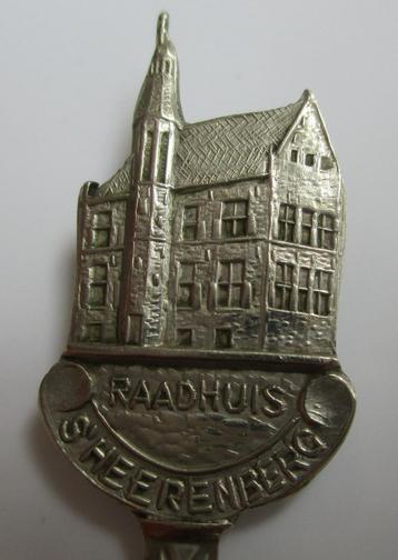 Vintage suikerlepel Raadhuis 's Heerenberg J.S. zn gemerkt