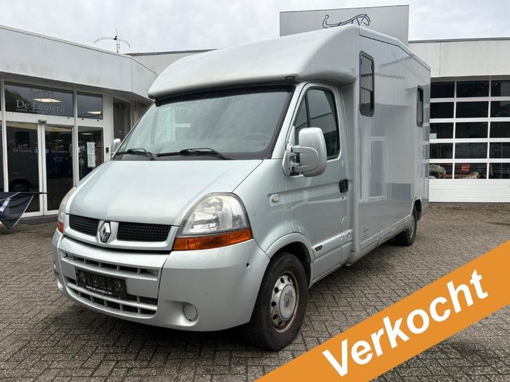 Verkocht: Renault Master Automaat Dubbele Cabine Roelofsen, Dieren en Toebehoren, Paarden en Pony's | Trailers en Aanhangwagens