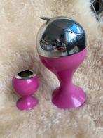 Vintage Space Age Asbak en lucifershouder, Ophalen of Verzenden, Gebruikt