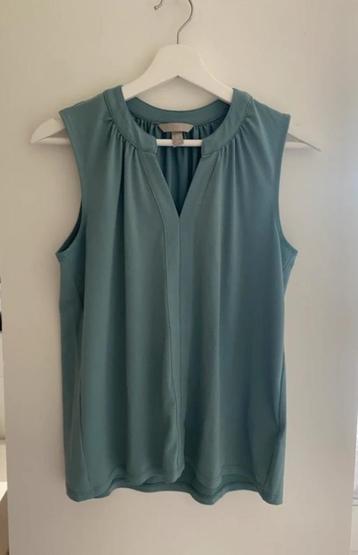 H&M | Maat 36 | mooie turquoise / groene / blauwe blouse beschikbaar voor biedingen