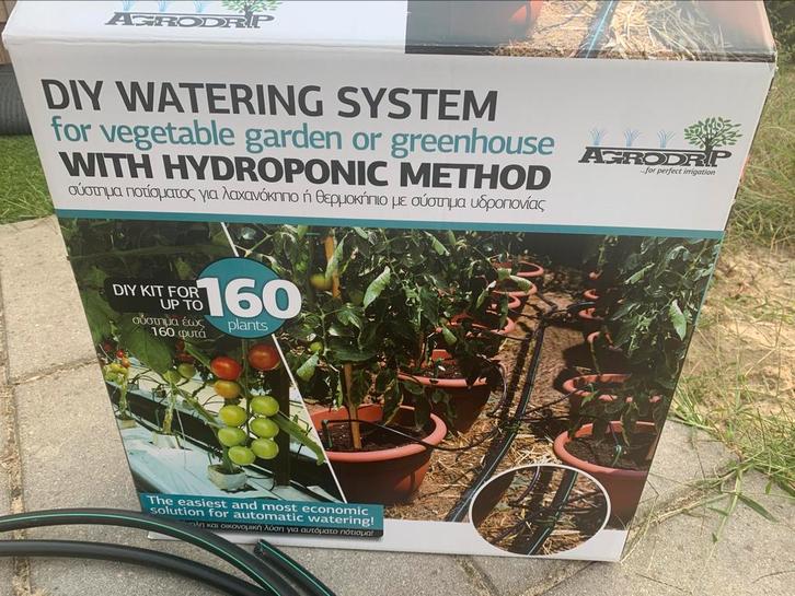 Agrodrip bewateringssysteem, Tuin en Terras, Tuinslangen, Zo goed als nieuw, Tuinslang, Ophalen of Verzenden