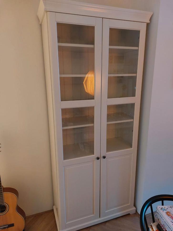 Ikea Liatorp Vitrinekast, Huis en Inrichting, Kasten | Vitrinekasten, Zo goed als nieuw, 200 cm of meer, 50 tot 100 cm, 25 tot 50 cm