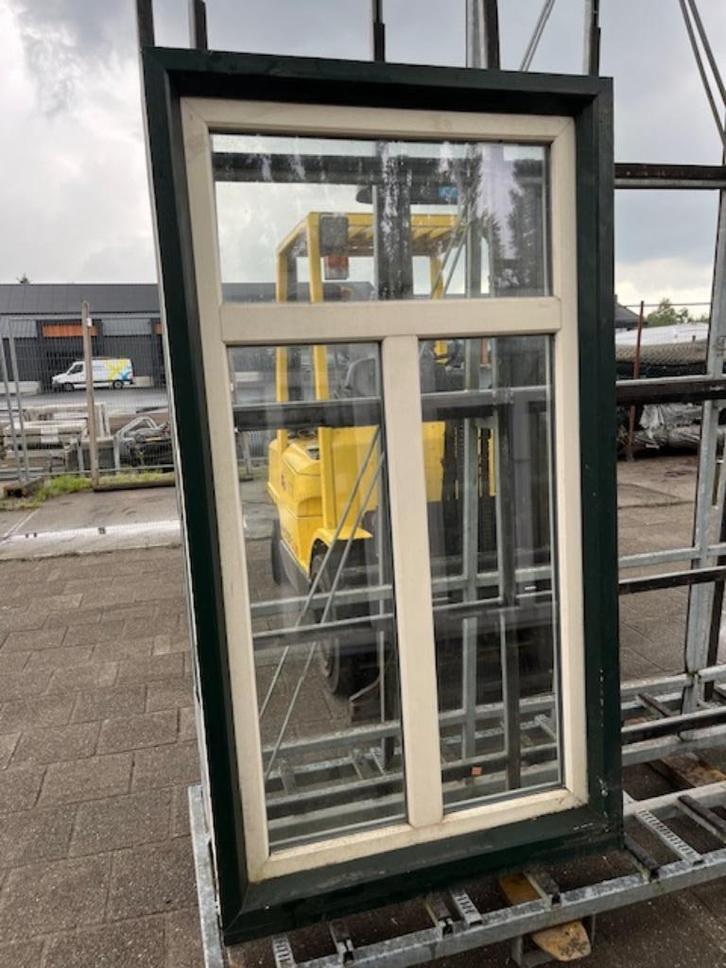 Kunststof ramen kozijnen in diverse maten, Doe-het-zelf en Verbouw, Glas en Ramen, Gevelraam of Ruit, Dubbelglas, Ophalen