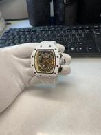 Richard mille wit, Sieraden, Tassen en Uiterlijk, Horloges | Heren, Verzenden, Nieuw, Overige merken