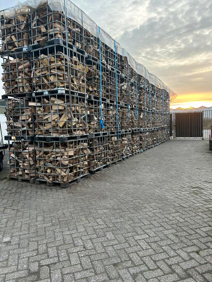 Vers gekliefd eiken haardhout 30cm, Tuin en Terras, Haardhout, Blokken, Eikenhout, 6 m³ of meer, Ophalen