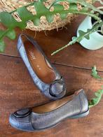 GABOR ballerina schoenen grijs metalic leer mt 35,5 i.z.g.st, Gabor, Zo goed als nieuw, Grijs, Ballerina's