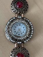 Vintage Stijl Horloge met Strass, Overige materialen, Polshorloge, Zo goed als nieuw, Met strass