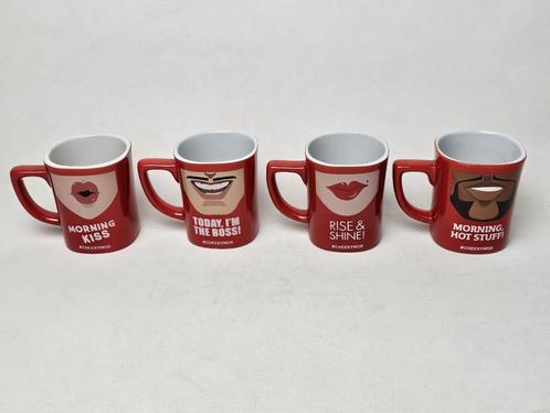 # Nescafe limited edition mokken met verschillende teksten, Huis en Inrichting, Keuken | Servies, Zo goed als nieuw, Kop(pen) en/of Schotel(s)
