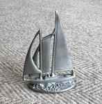 Tinnen zeilschip miniatuur vintage 1981, Ophalen of Verzenden, Nieuw, Overige typen