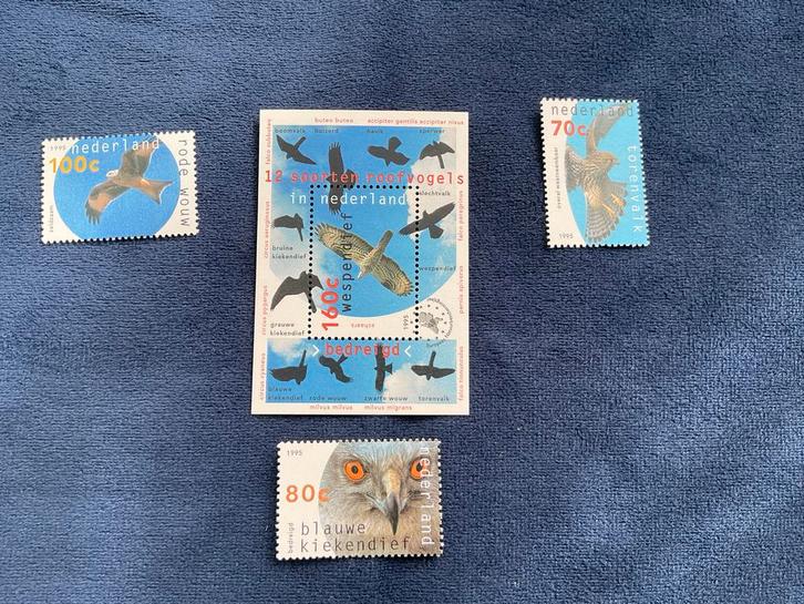 Postzegels Roofvogels Nederland 1995, Postzegels en Munten, Postzegels | Volle albums en Verzamelingen, Nederland, Ophalen