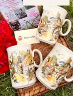 Vintage Keramieken Mokken Set van 2, Huis en Inrichting, Keuken | Servies, Keramiek, Nieuw, Ophalen of Verzenden, Overige stijlen