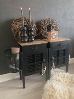 Kastjes Black & Wood & Tuigleer, Huis en Inrichting, Kasten | Overige, Ophalen of Verzenden, Zo goed als nieuw