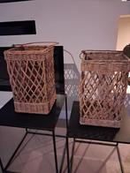 Rivera Maison rieten windlichten, Huis en Inrichting, Woonaccessoires | Zuilen en Pilaren, Ophalen, Gebruikt