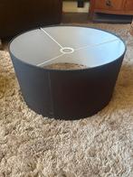 Zwarte Cilinder Lampenkap Hanglamp Ø44,5cm, Ophalen, 25 tot 50 cm, Zwart, Rond