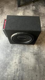 Subwoofer met versterker, Auto diversen, Autospeakers, Ophalen, Zo goed als nieuw