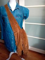 Ralph Lauren suède schoudertas boho gipsy style, Ophalen of Verzenden, Zo goed als nieuw, Bruin, Overige merken
