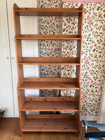 Vintage Ikea Leksvik Grenen Boekenkast beschikbaar voor biedingen
