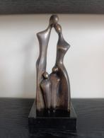 Bronzen beeld gezin 4 personen (2 kinderen), Antiek en Kunst, Kunst | Beelden en Houtsnijwerken, Ophalen