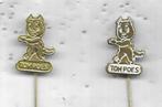 2 TOM POES STRIP SPELDEN, Verzamelen, Speldjes, Pins en Buttons, Verzenden, Gebruikt, Merk, Speldje of Pin