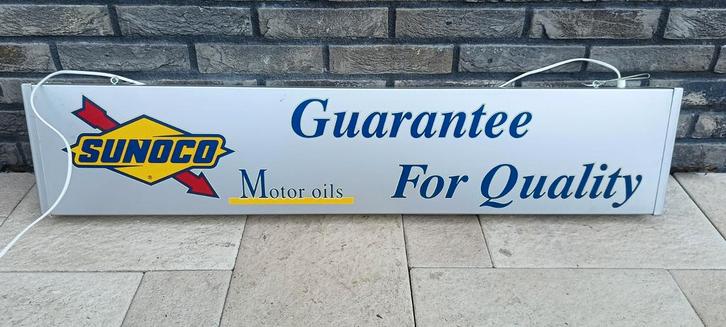 Mooie SUNOCO lichtbak, Verzamelen, Merken en Reclamevoorwerpen, Zo goed als nieuw, Lichtbak of (neon) lamp, Ophalen of Verzenden