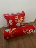 Pip Studio sierkussens rood/roze set van 2, Huis en Inrichting, Woonaccessoires | Kussens, Ophalen, Zo goed als nieuw, Rood, Vierkant