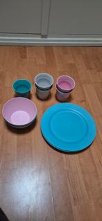 Melamine Servies Set, Huis en Inrichting, Keuken | Servies, Ophalen of Verzenden, Zo goed als nieuw, Overige materialen, Overige stijlen